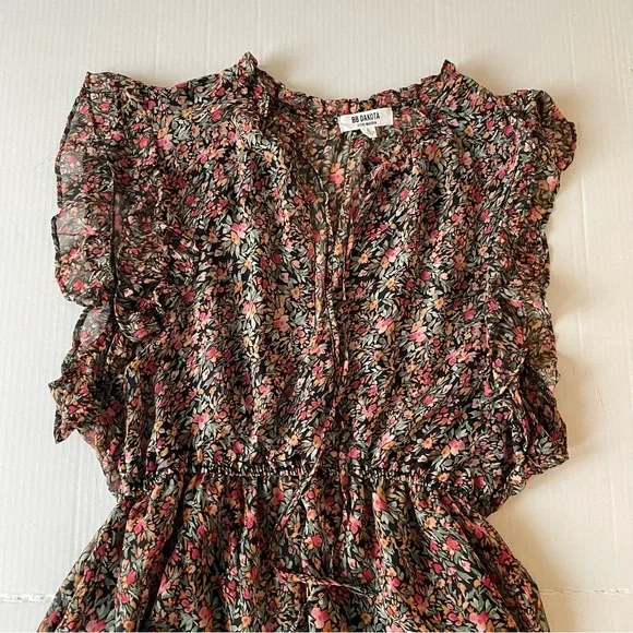 BB Dakota by Steve Madden Sleeveless Multicolor Floral Maxi Dress - Picture 11 of 14